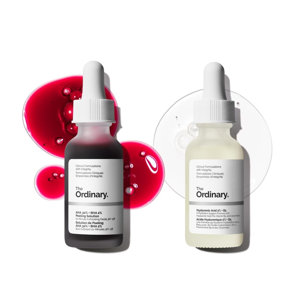 image:imageThe Ordinary AHA 30 BHA 2 Peeling Solution Advanced Exfoliating Peel for Brighter SkinExfoliate Hydrate Serum Duo