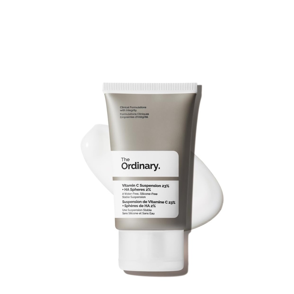 image:imageThe Ordinary Vitamin C Suspension 23  Hyaluronic Acid Spheres 2 Serum with Pure LAscorbic Acid1 Fl Oz Pack of 1