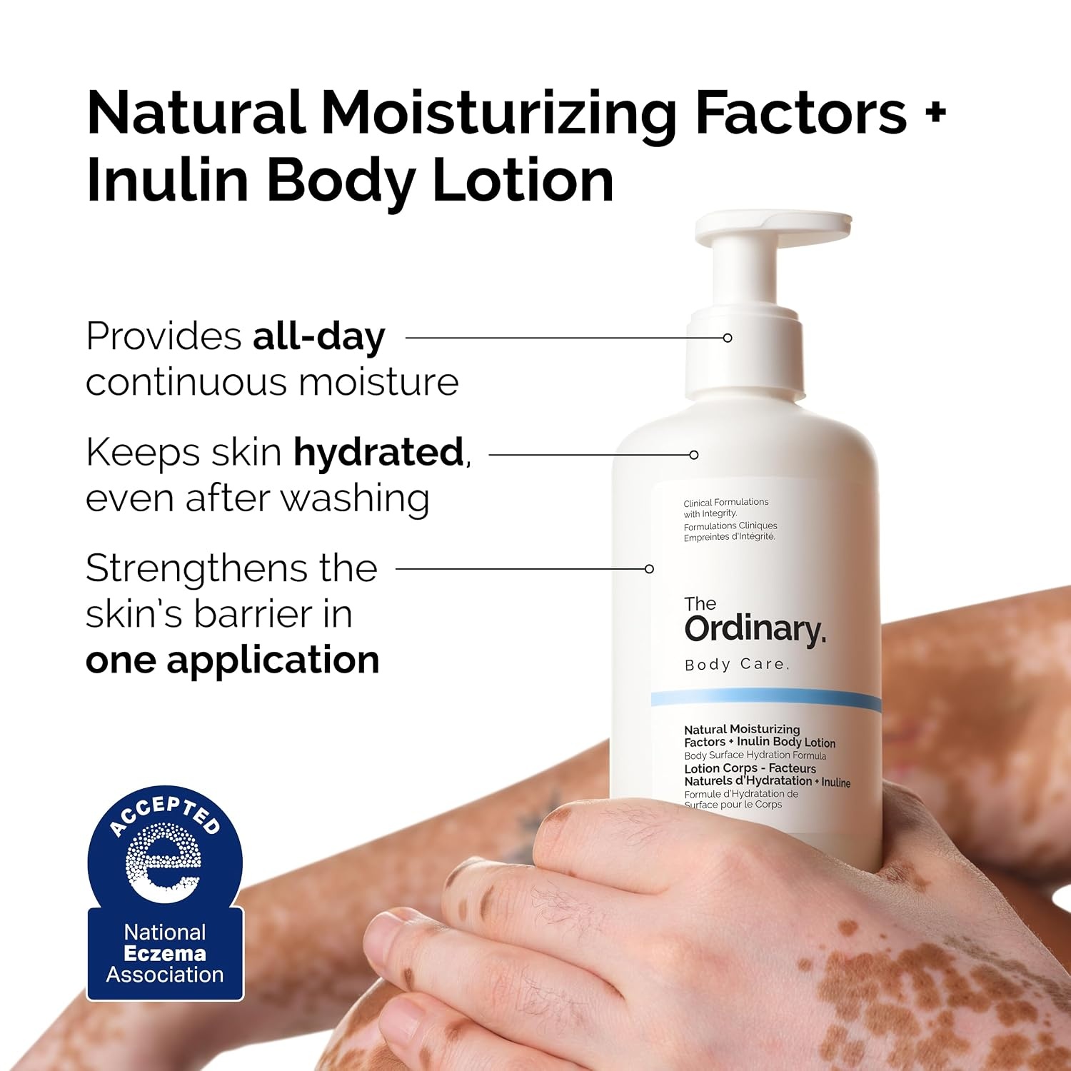 image:imageThe Ordinary Natural Moisturizing Factors Inulin Body Lotion Lightweight Hydration for AllDay Moisture amp Skin Barrier Support Accepted by the National Eczema Association 81 Fl Oz81 Fl Oz Pack of 2