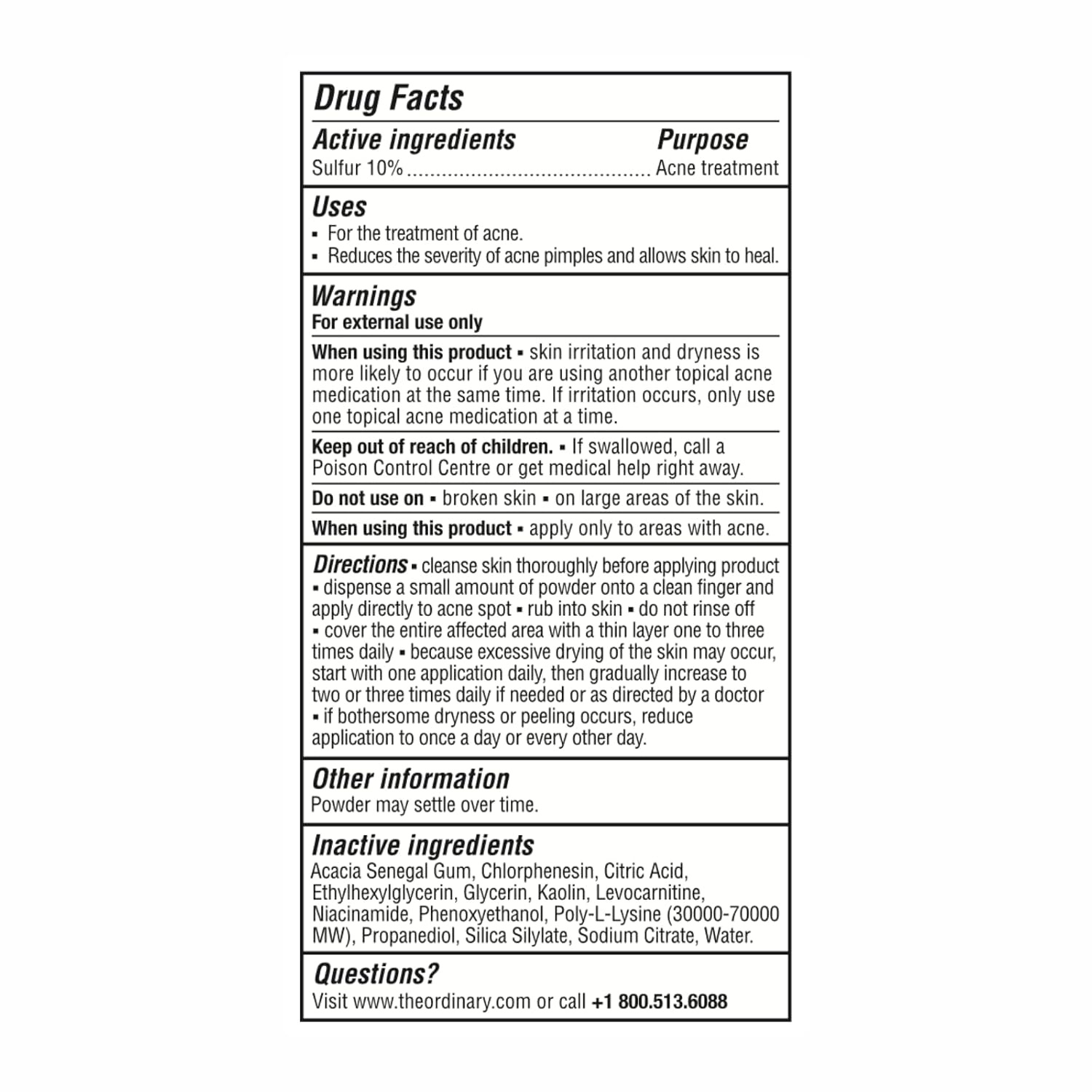 image:imageThe Ordinary Sulfur 10 PowdertoCream Acne Spot Treatment Concentrate Reduces Pimple Size and Zit Redness 018 Oz018 Ounce Pack of 2