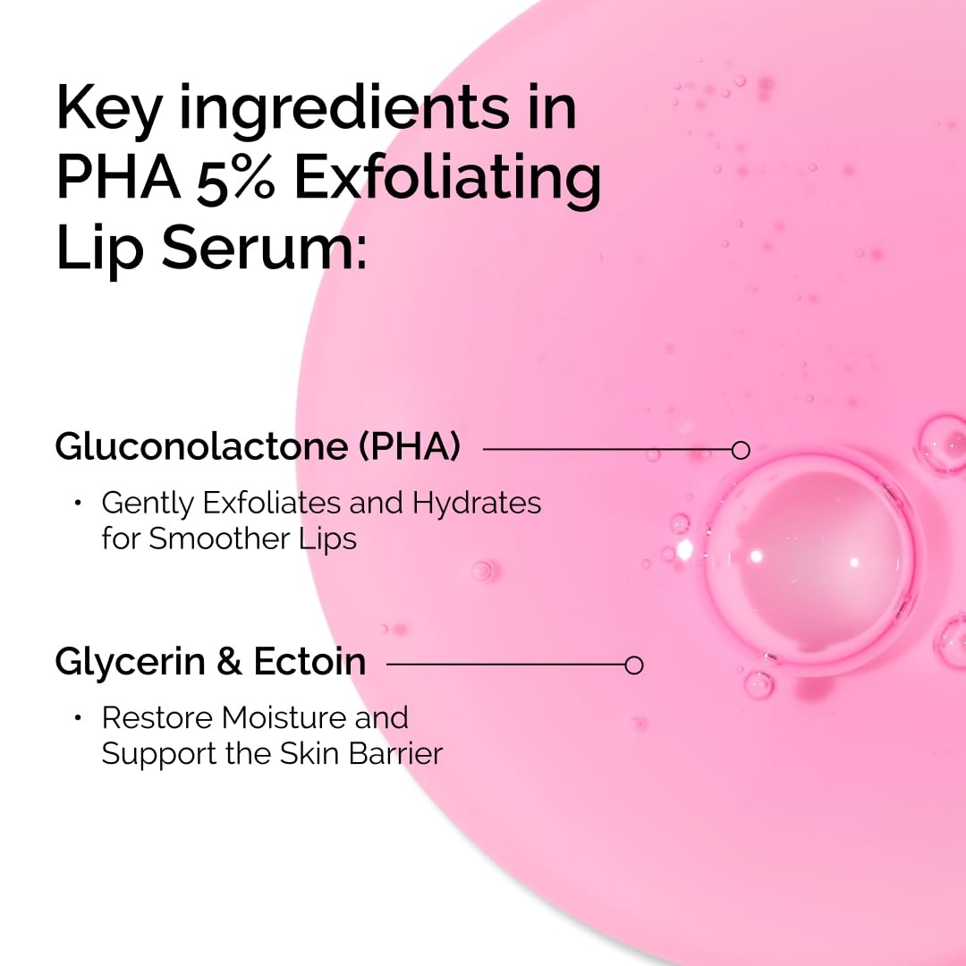 image:imageThe Ordinary PHA 5 Exfoliating Lip Serum Hydrating Overnight Lip Exfoliator Treatment 05 Fl Oz