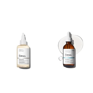 The Ordinary Hair and Scalp Collection, Haircare Set, Glycolic Acid 7% Exfoliating Toner and Multi-Peptide Serum for Hair Density